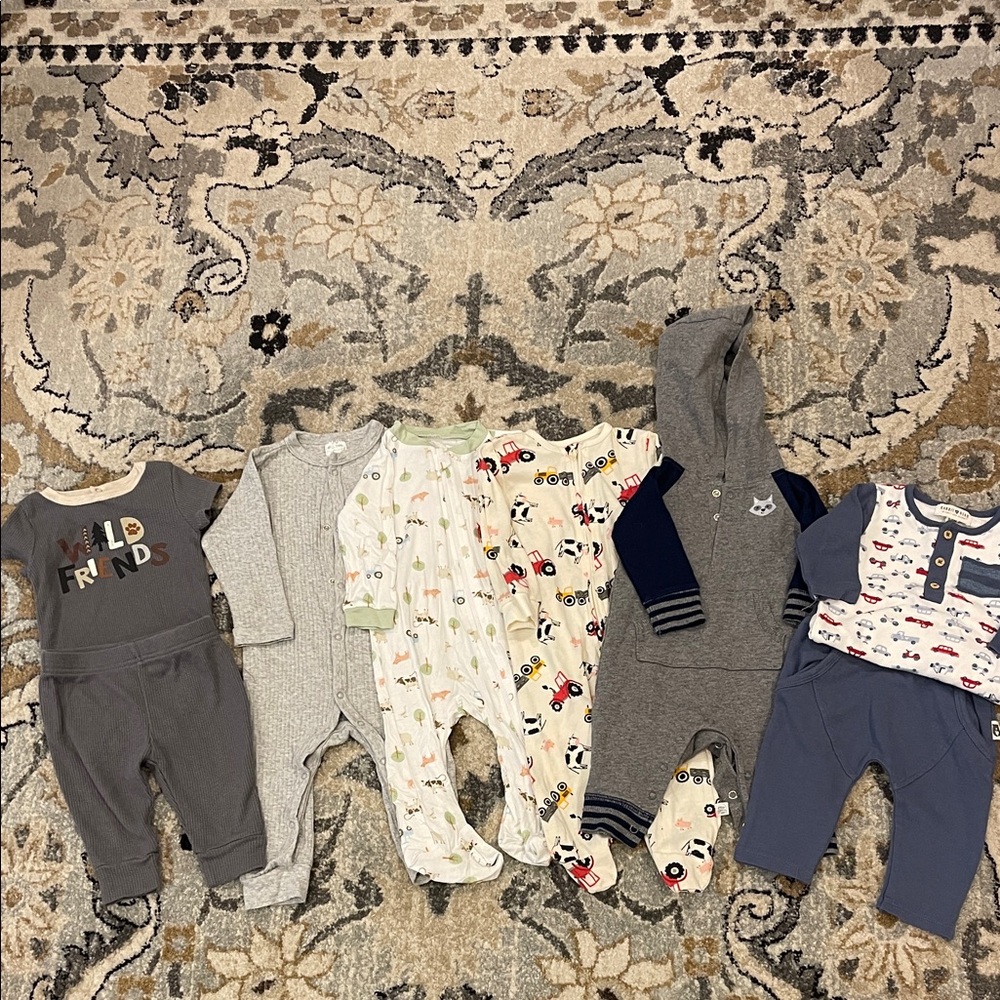Baby Clothing Set with Various Designs